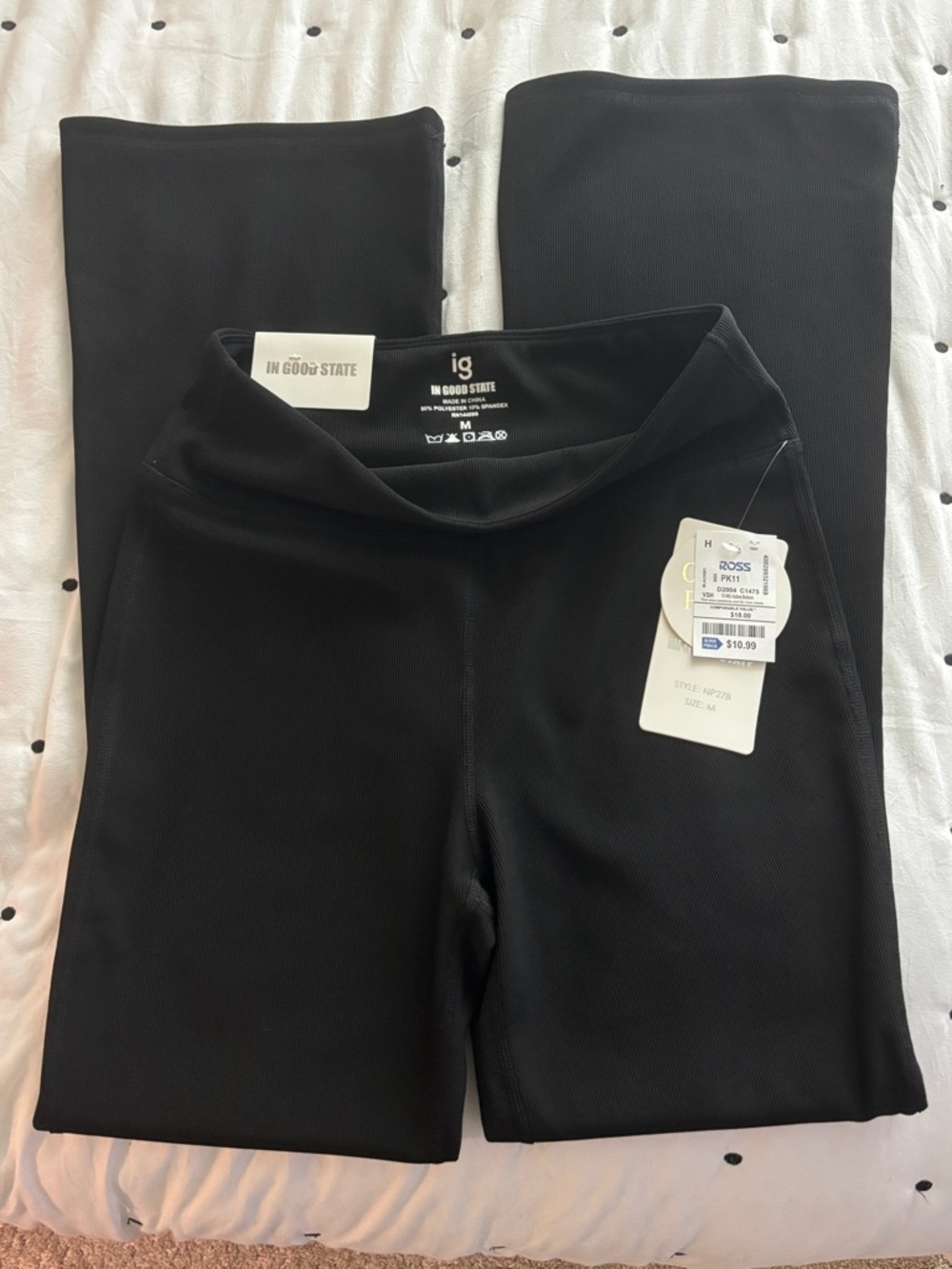 In Good State High-Waist Black Leggings